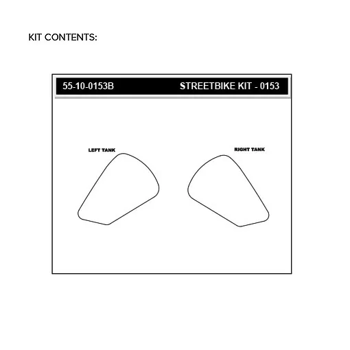 Stompgrip Traction Pad Volcano für BMW R 1250 GS 19-21 Schwarz
