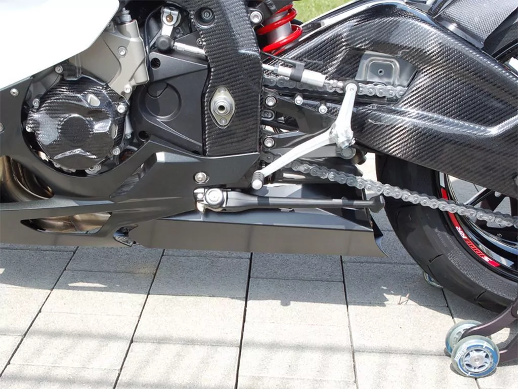 Auspuffabdeckung, Belly Pan für BMW S1000RR (2009-2014) mit Komplettanlagen