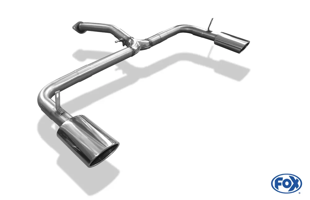 Toyota RAV 4 III  Endrohrsystem rechts/links passend auf original Mittelschalldämpfer - 140x90 Typ 32 rechts/links