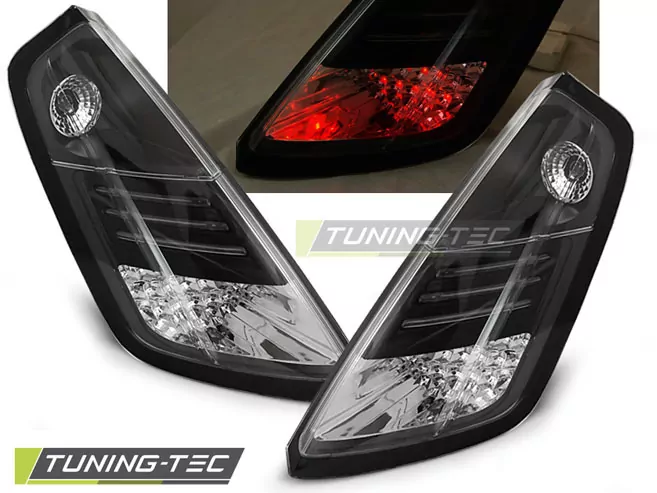 Fiat Grande Punto 09.05-09 Black Led  