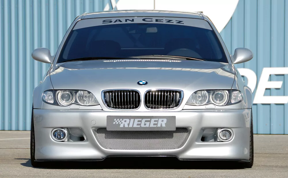 Rieger Spoilerstoßstange für BMW 3er E46 | Touring 02.02- (ab Facelift) -> Vorgängermodell mit speziellen Halterungen