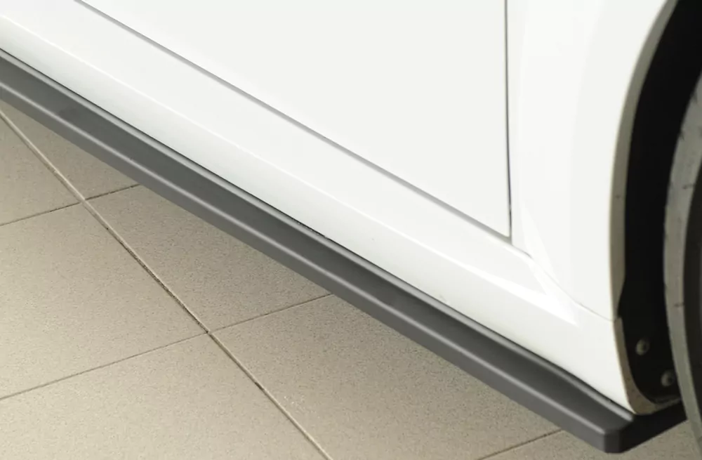 Rieger Seitenschweller rechts ansatz (ca. 19mm) matt schwarz für Audi TTS (8J-FV/8S) Roadster 07.14-08.18 (bis Facelift)