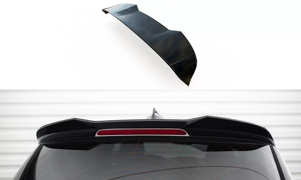 Spoiler CAP Für 3D BMW 1er M-Paket / M140i / Standard F20  Schwarz Hochglanz