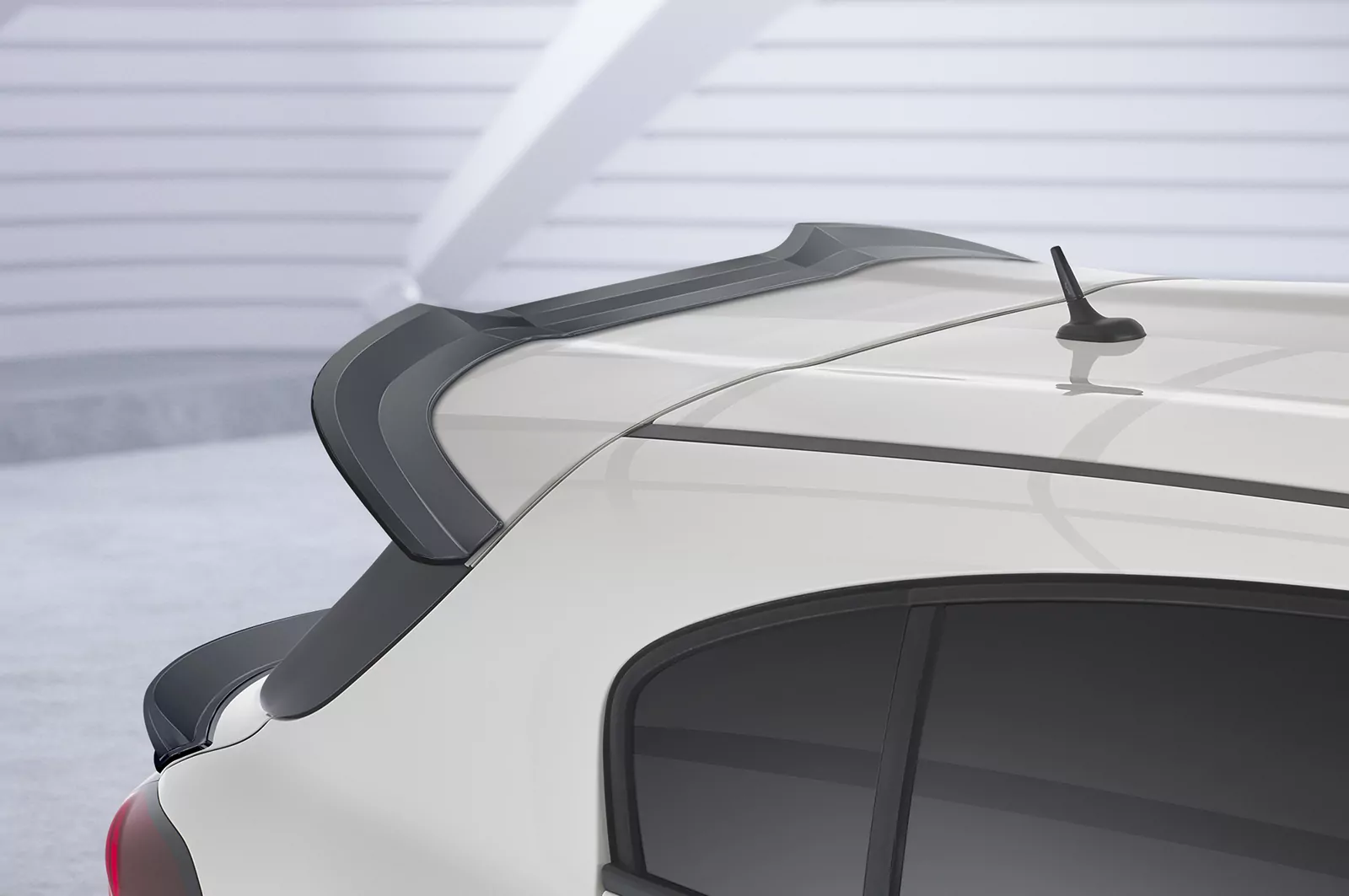 Heckflügel mit ABE für Fiat Tipo (Typ 356) Sport HF980 Schwarz Strukturiert