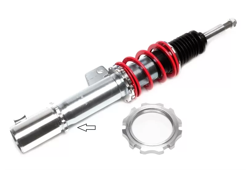 TA Technix Konterring für untere Bracketverstellung zu Gewindefederbein passend für GFVW04VA, VW04V, GFVW12VA, VW12V