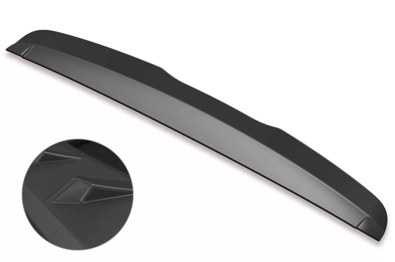 Heckflügel mit ABE für VW Touran / Touran GP Lackierfreundlich (schwarz matt)