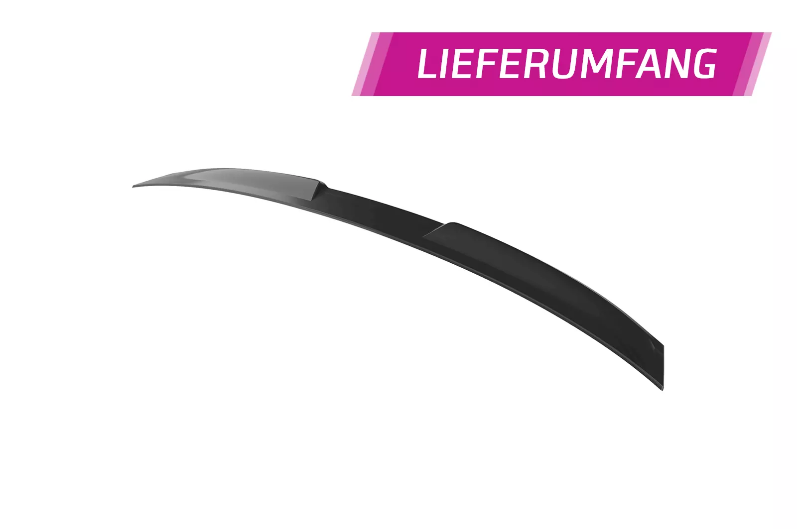 Heckscheibenblende für Audi A7 / S7 / RS7 C8 (4K) Sportback HSB083 Schwarz Strukturiert