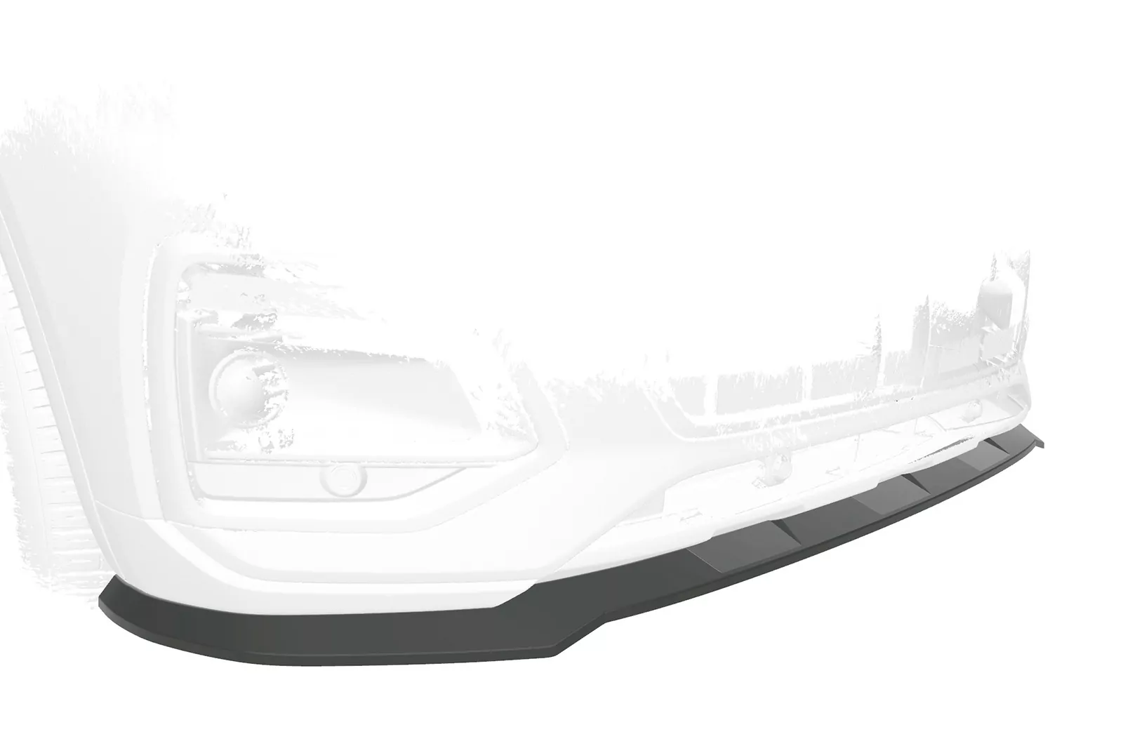 Cup-Spoilerlippe mit ABE für Audi Q5 (FY/FYT) CSL590 Schwarz Strukturiert