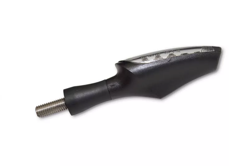 KOSO LED-Blinker Z1, schwarzes Kunststoffgehäuse, getöntes Glas E-geprüft