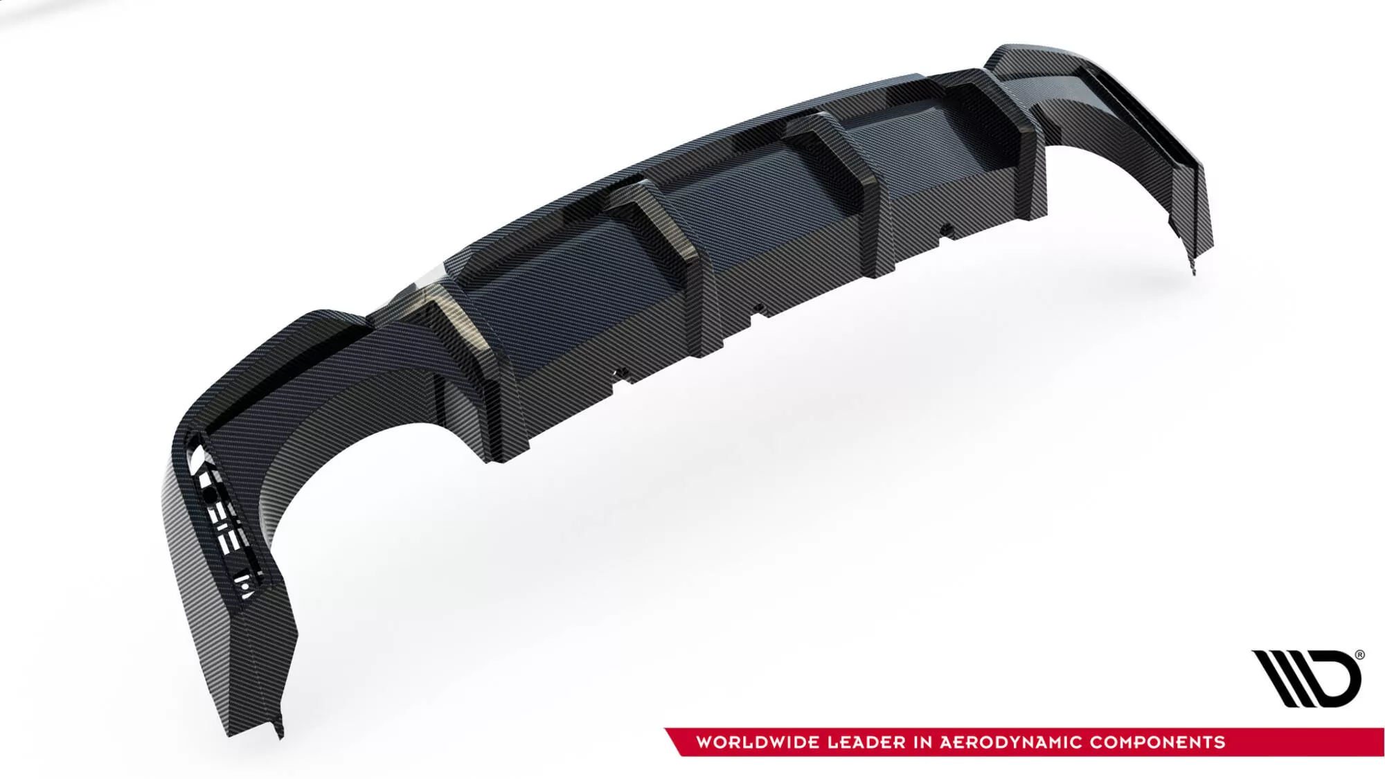 Prepreg Carbon Fiber Diffusor Heck Ansatz Für Audi RS6 C8 (version Mitout Towbar)