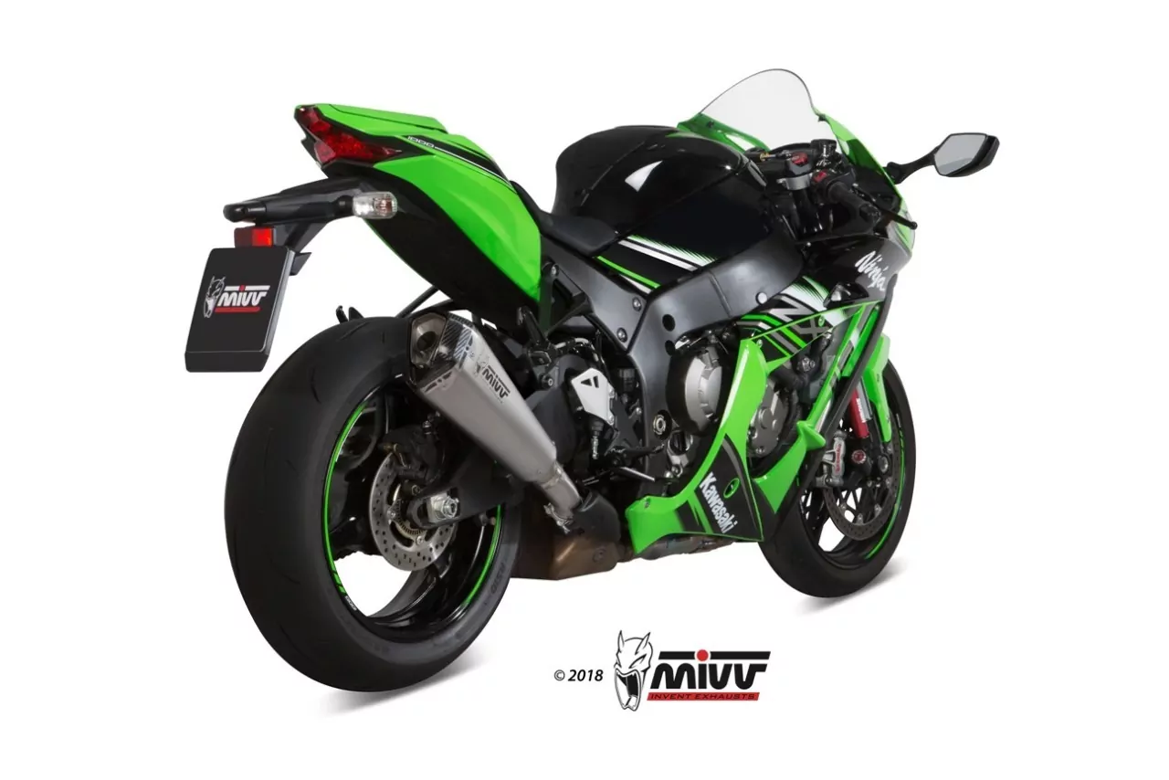 MIVV DELTA RACE Edelstahl KAWASAKI ZX-10 R 2016