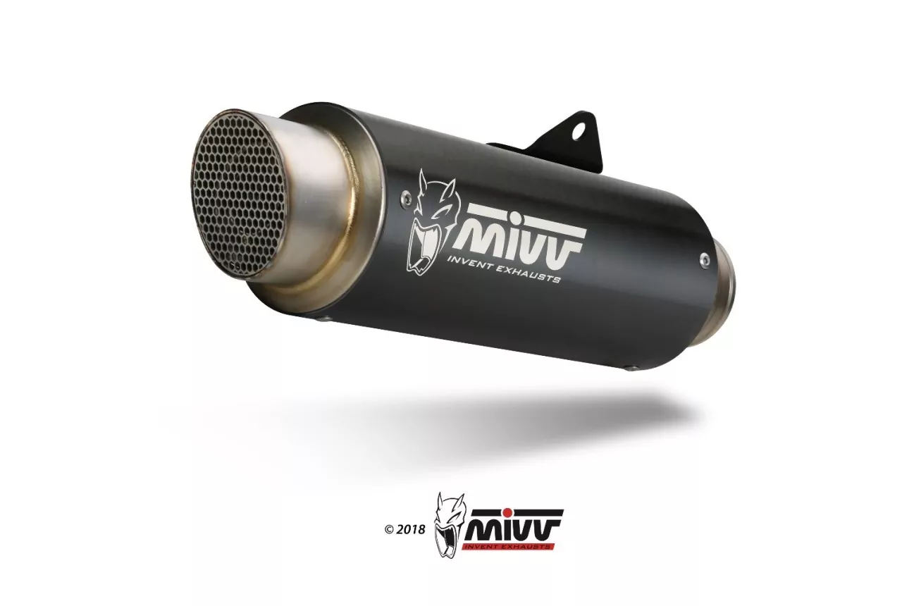 9873B032LXBP-MIVV GPPro Edelstahl Schwarz BMW G 310 R 18-22