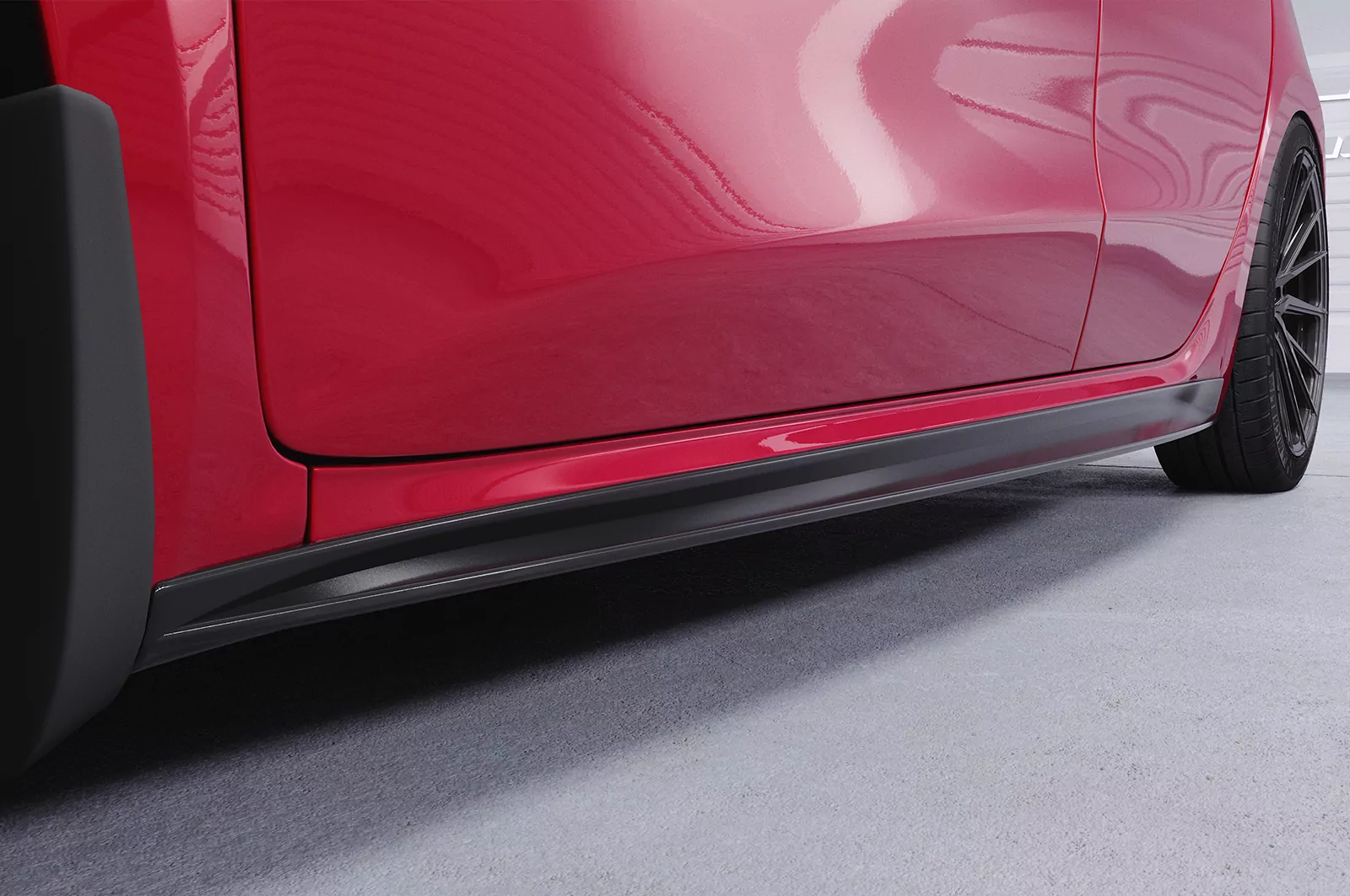 Seitenschweller für Kia Ceed / Pro Ceed (JD) GT SS576 Schwarz Strukturiert