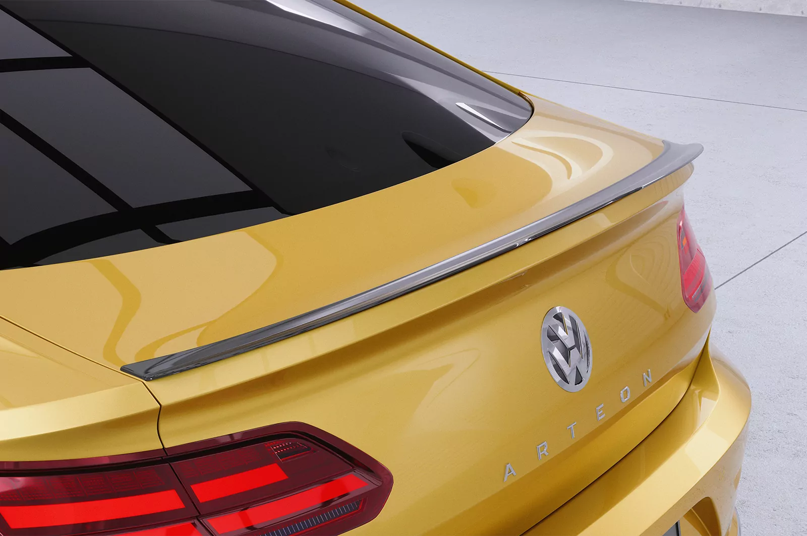 Heckflügel mit ABE für VW Arteon HF625 Strukturiert (schwarz matt)