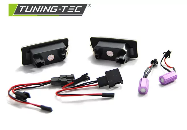 License Led Lights 3xled Fits Audi Q5 / A4 08-10 / A5 / Tt / Vw Passat B6 Kombi