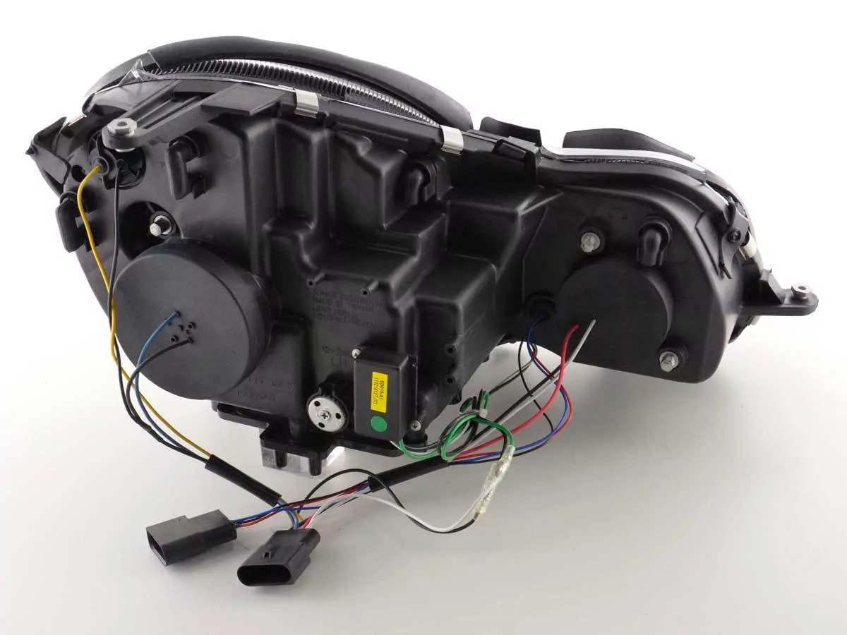 Scheinwerfer Set Daylight LED TFL-Optik Mercedes E-Klasse 211 Bj. 06-09 schwarz