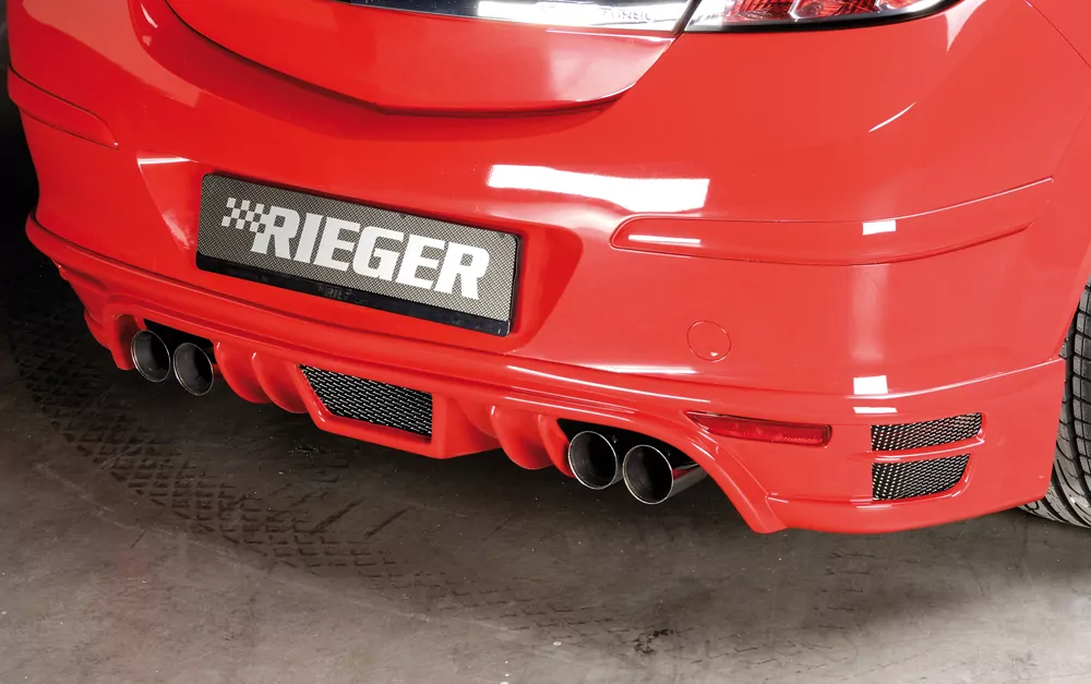 Rieger Halbanlage ab Kat, für RIEGER-Heckansatz für Opel Astra H | Schrägheck  1.6l Turbo 132 kW, 2.0l Turbo 125 kW / 147 kW