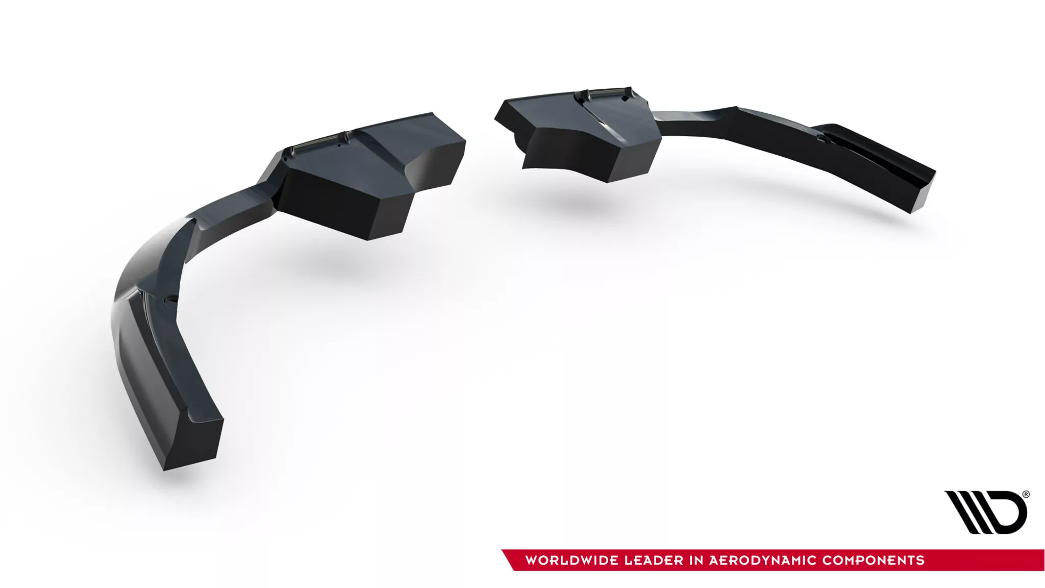 Mittlerer Cup Diffusor DTM Look Heck Ansatz Für Mini Countryman JCW U25 Schwarz Hochglanz