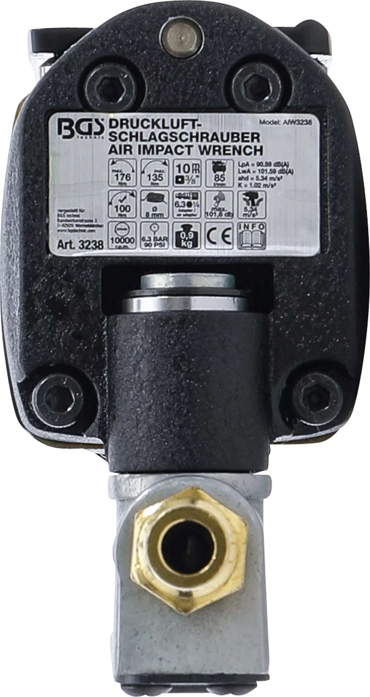 Druckluft-Schlagschrauber | 10 mm (3/8") | "Butterfly" | 135 Nm