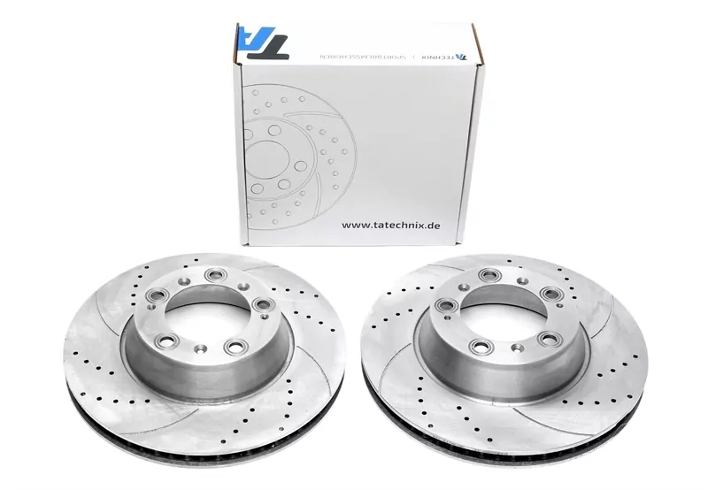 TA Technix Sport Bremsscheiben Satz Hinterachse passend für Porsche 911er Typ 996+997+991