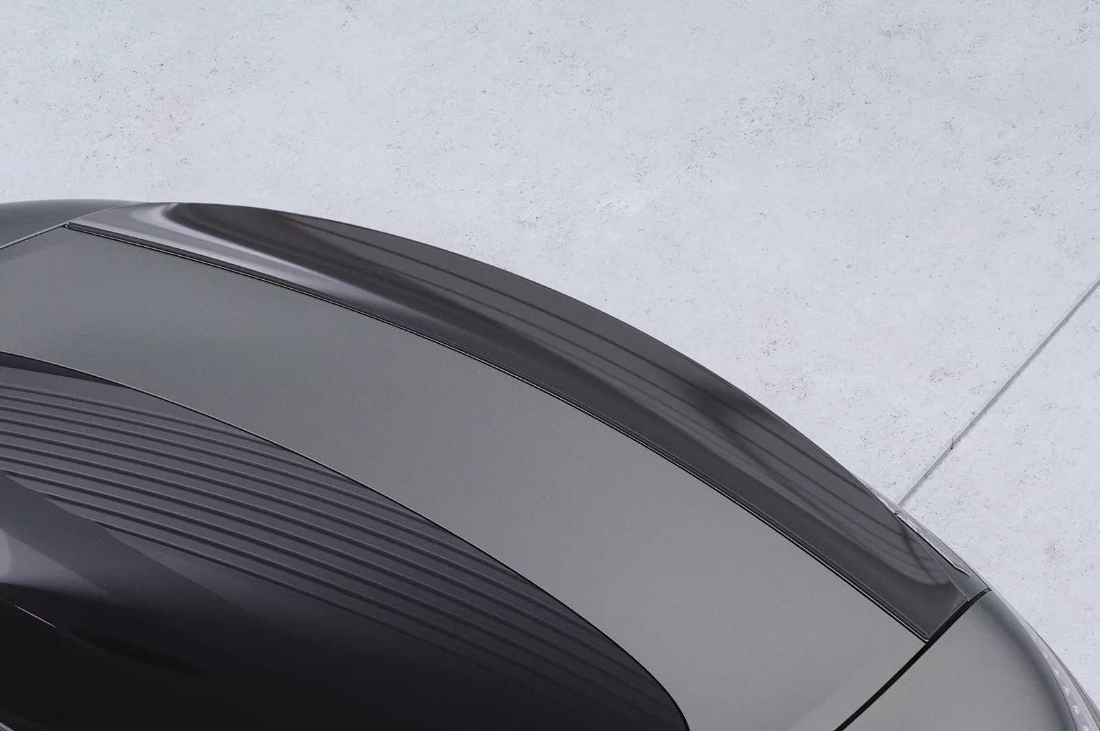 Heckflügel mit ABE für Mercedes-Benz AMG GT (190) HF159 Schwarz Strukturiert