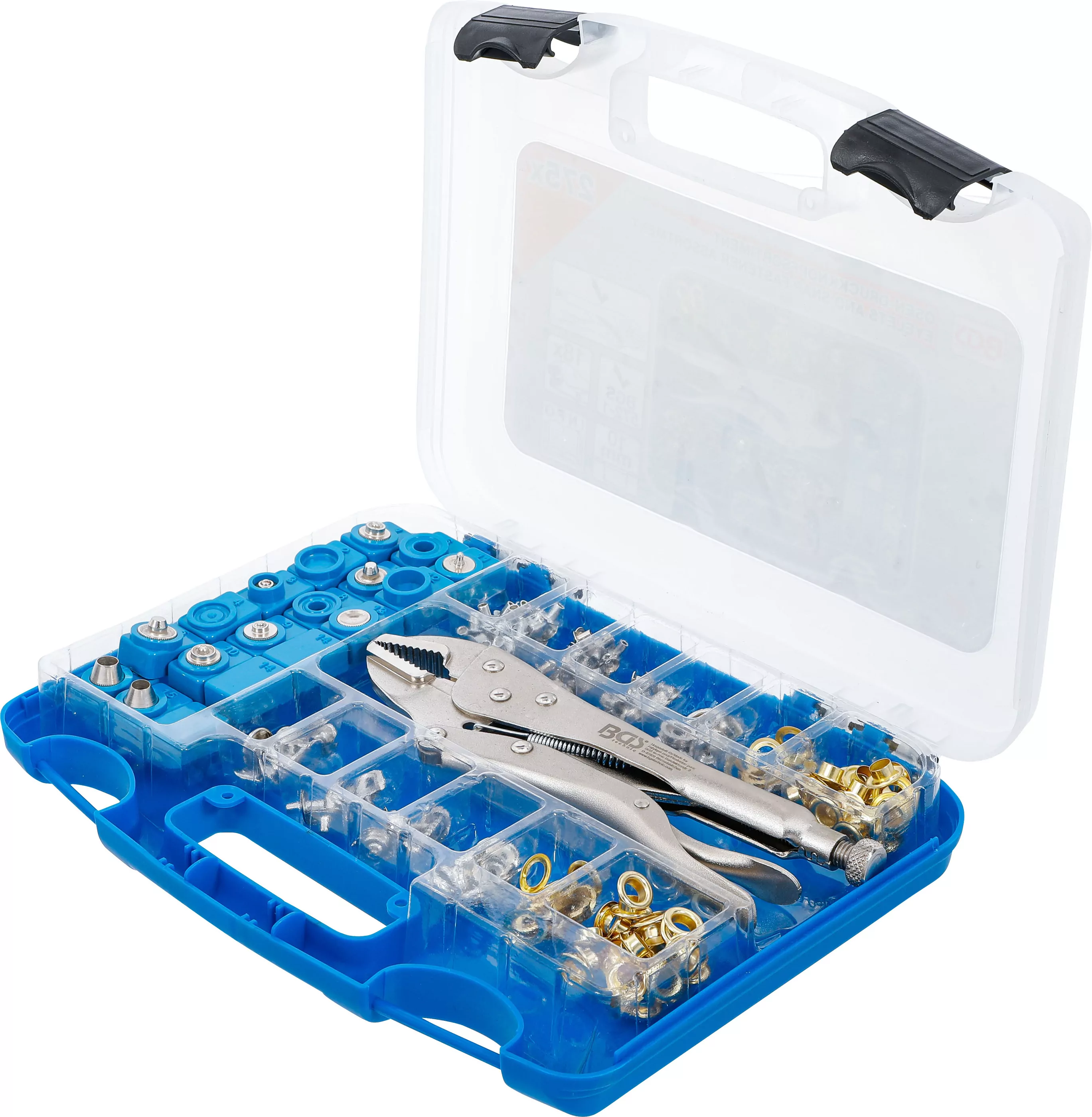 Ösen-Druckknopf-Sortiment | 275-tlg.