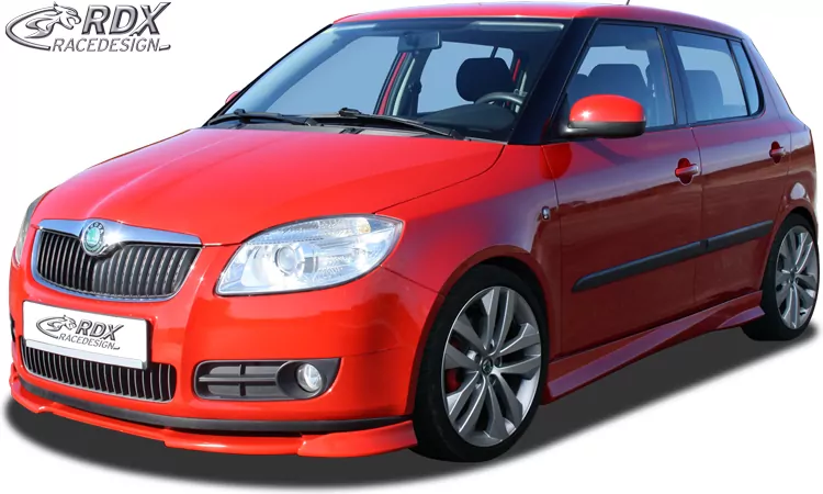 RDX Frontspoiler VARIO-X für SKODA Fabia 2 Typ 5J -2010 (auch für Roomster) Frontlippe Front Ansatz Vorne Spoilerlippe