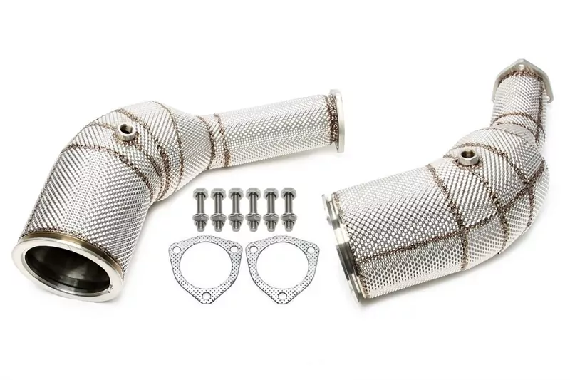 TA Technix Downpipe mit Hitzeschild passend für Audi A6-RS6 C8, A7 Sportback-RS7