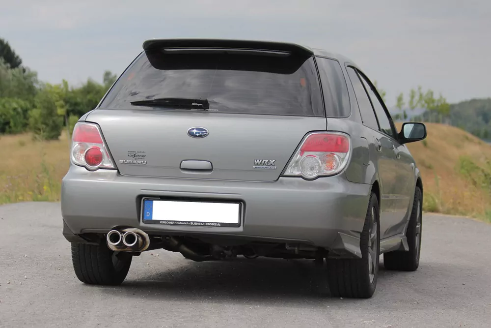 Subaru Impreza Typ WRX/ STI  Endschalldämpfer Ø70mm - 2x80 Typ 13