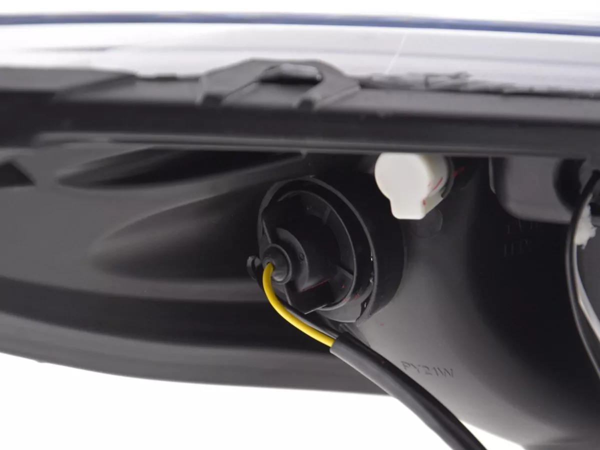 Scheinwerfer Set Daylight LED Tagfahrlicht Peugeot 207 Bj. 06- schwarz für Rechtslenker