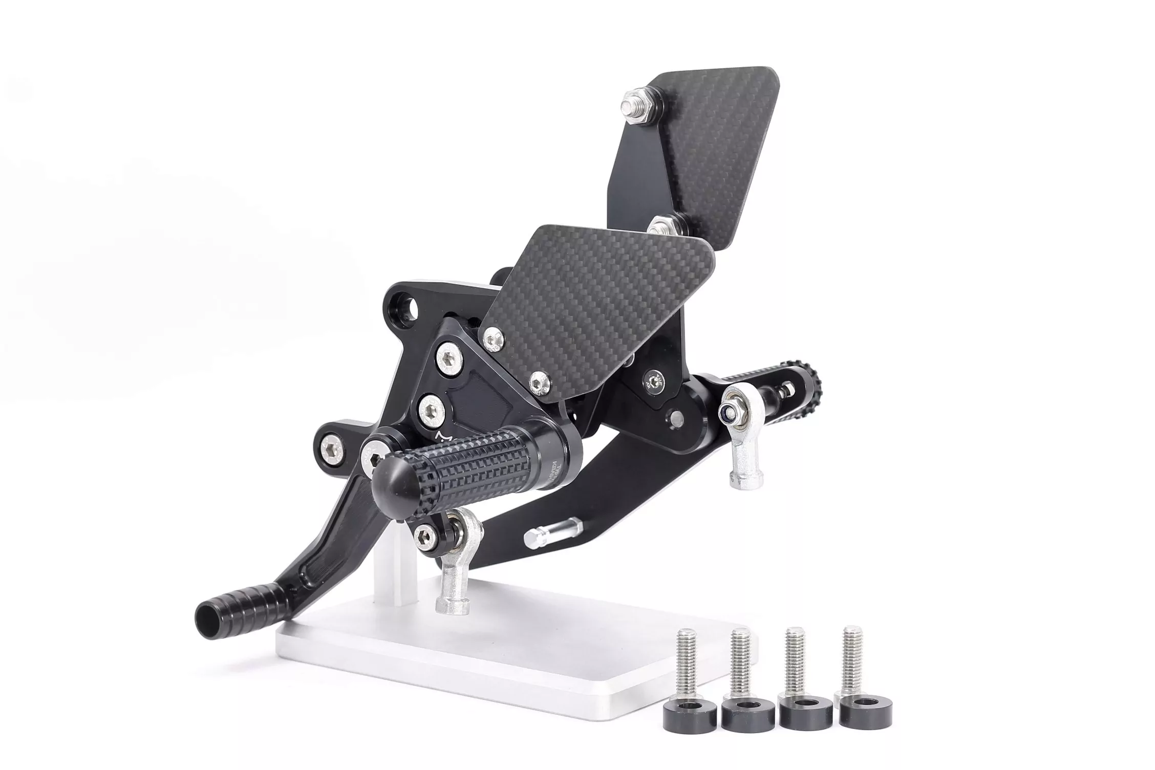 MG Biketec Sportfussrastenanlage / Rastenanlage / Fußrastenanlage mit ABE, gültig in D - A - CH für Triumph Speed Triple 1050 ab 2005-2007