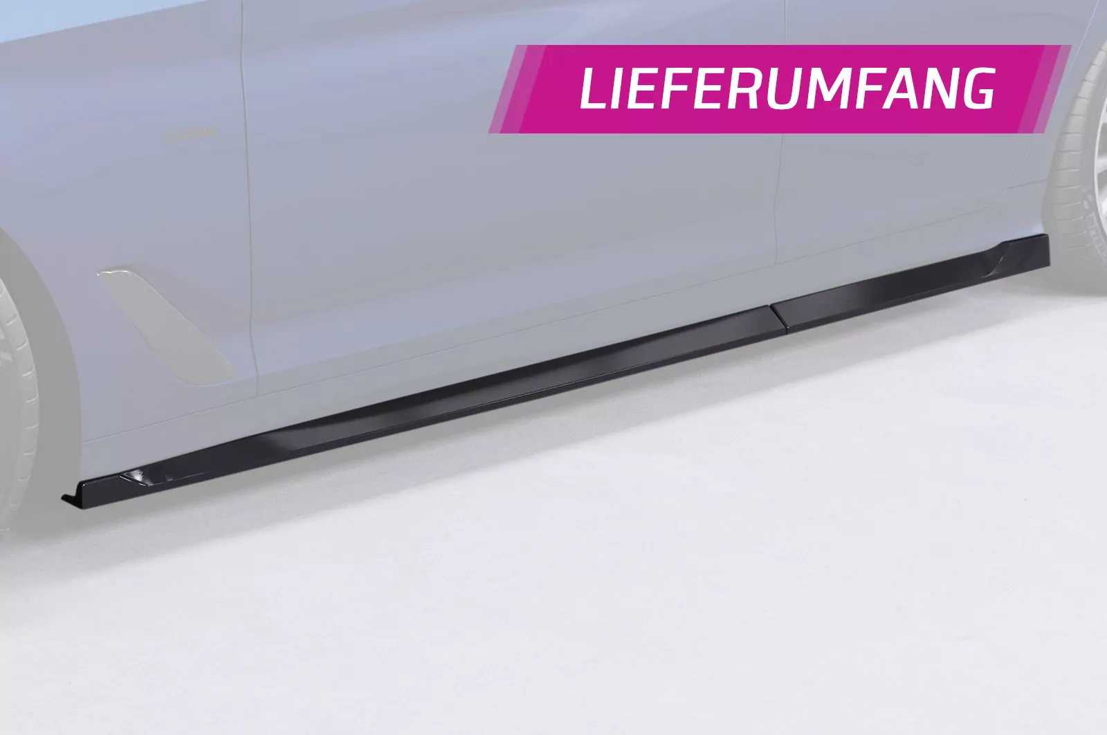 Seitenschweller für BMW 5er G31 Touring SS582 Schwarz Strukturiert