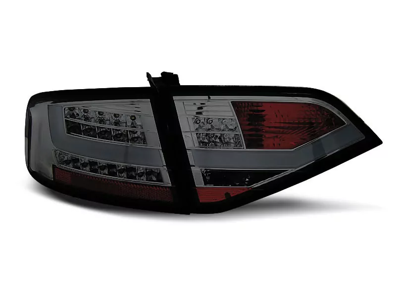 Led Tail Lights Smoke Fits Audi A4 B8 08-11 Sedan