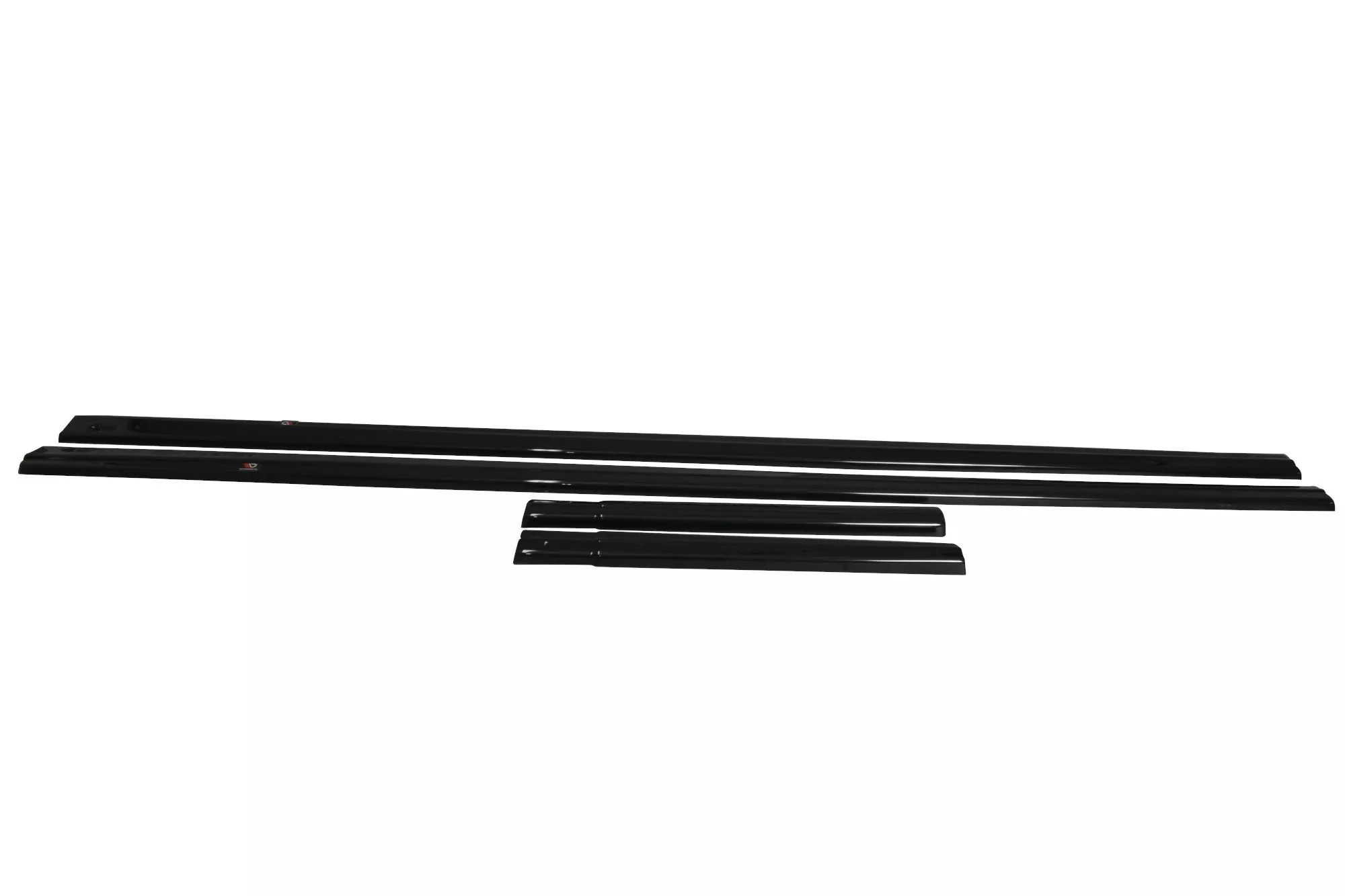 Seitenschweller Ansatz Passend Für Passend Für FORD TRANSIT CUSTOM MK.1 FL 2018 Schwarz Hochglanz Schwarz Hochglanz