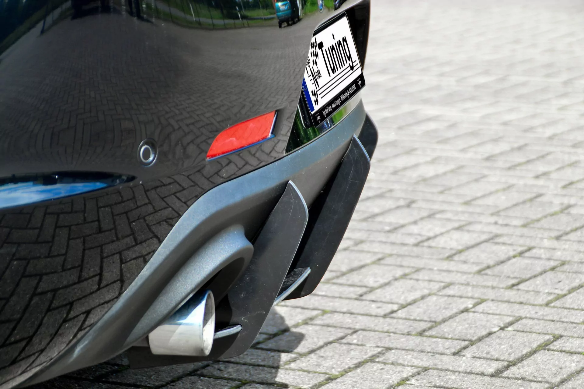 Gefräster Heckansatz aus ABS für Alfa Romeo Giulietta 940