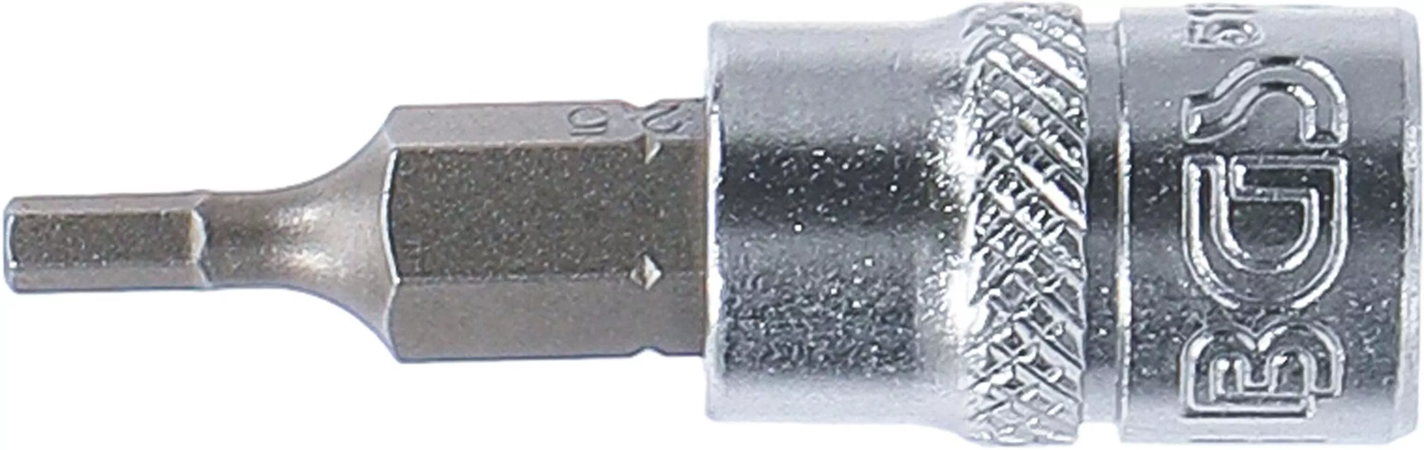 Bit-Einsatz | Antrieb Innenvierkant 6,3 mm (1/4") | Innensechskant mit Bohrung 2,5 mm