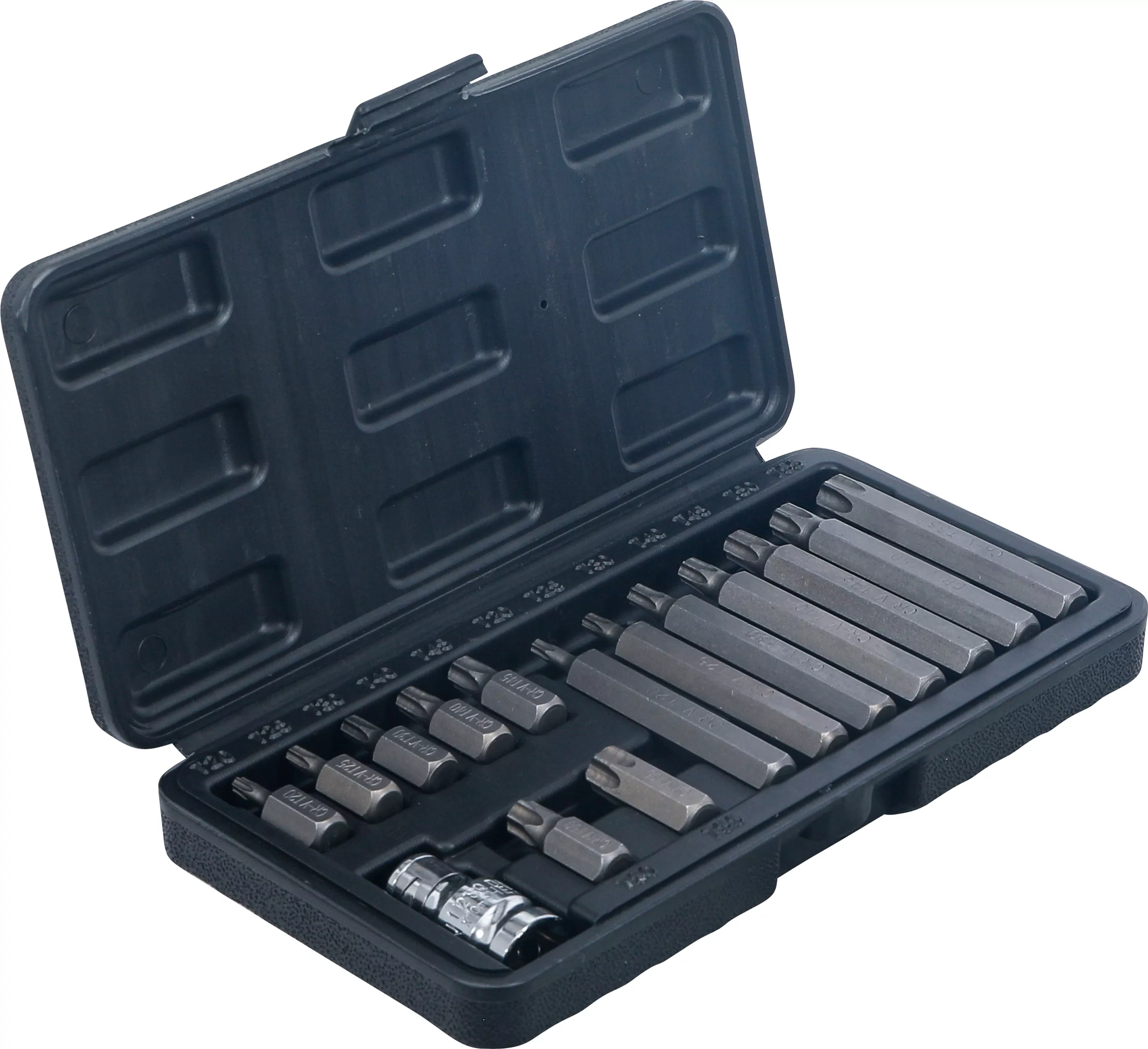 Bit-Satz | Antrieb Außensechskant 10 mm (3/8") | T-Profil (für Torx) | 15-tlg.