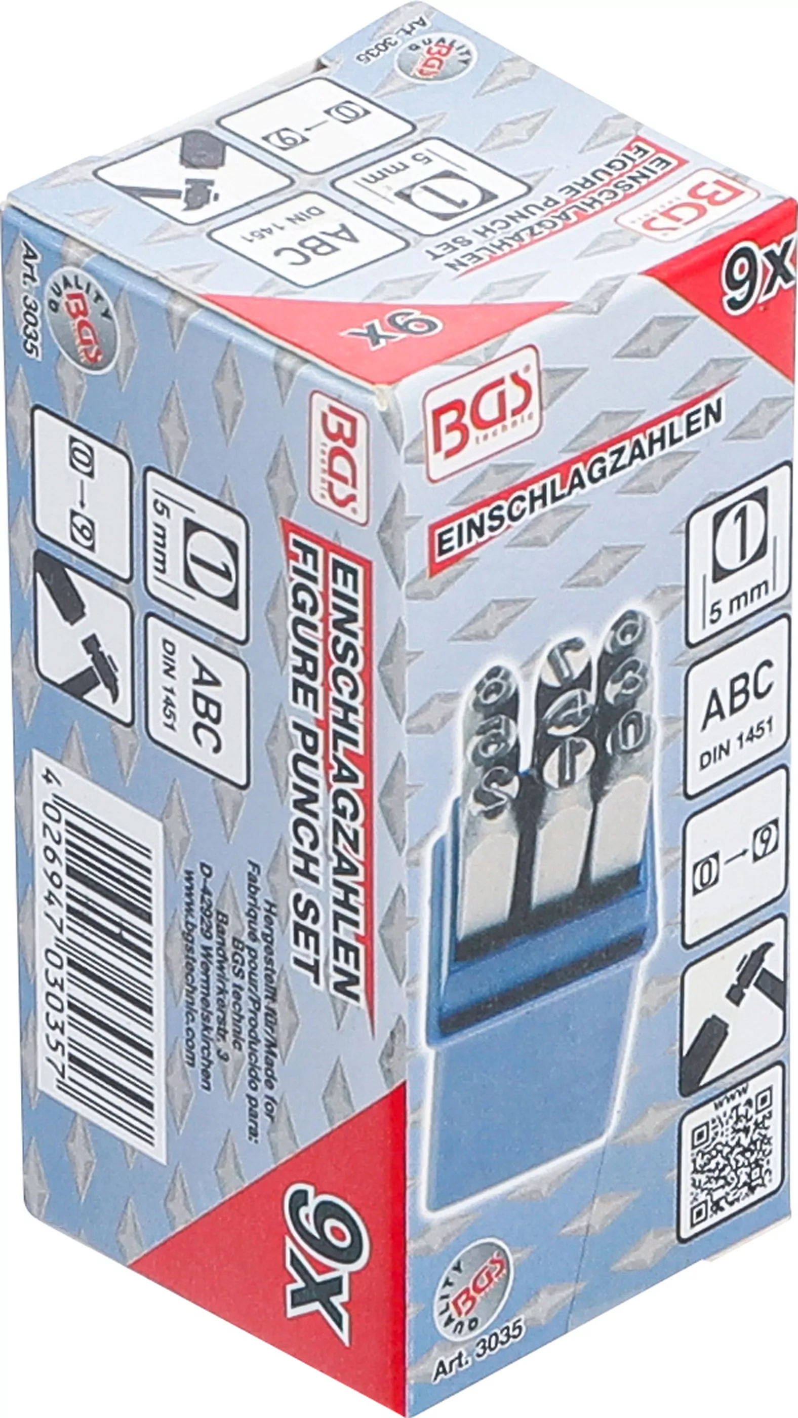 Einschlagzahlen | 5 mm