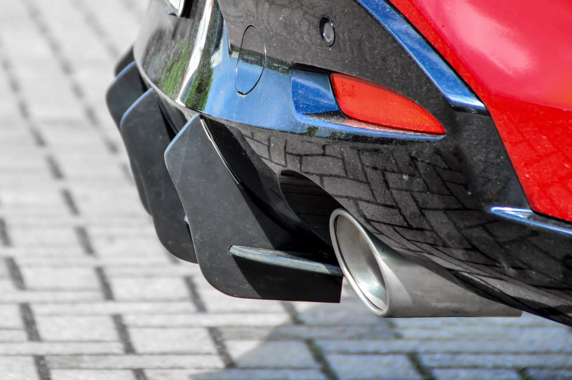 Gefräster Heckansatz aus ABS für Mazda 3 BP