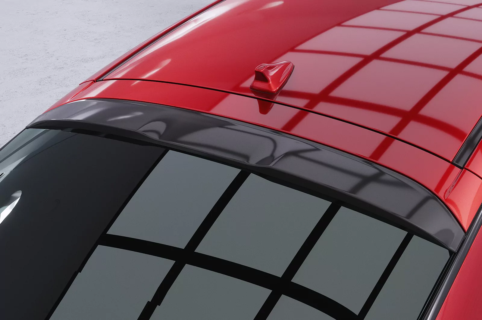 Heckscheibenblende für Kia Stinger GT HSB089 Carbon Look Hochglanz