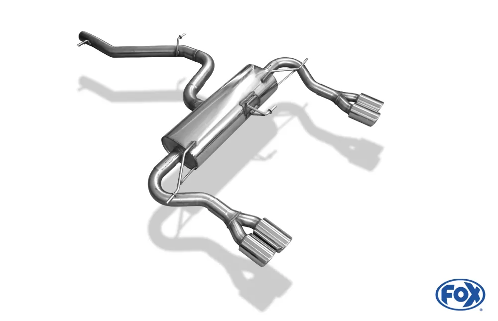 Seat Altea XL 5P - 4x4 Freetrack Endschalldämpfer quer Ausgang rechts/links - 2x76 Typ 16 rechts/links