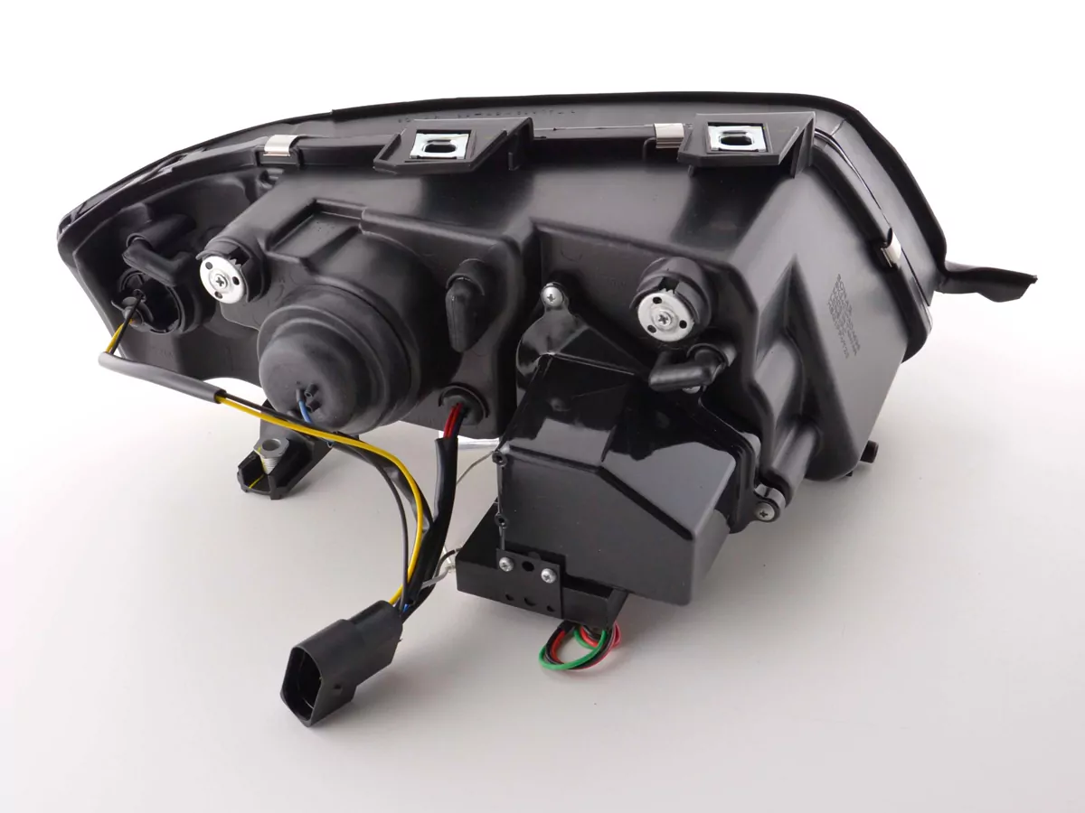 Scheinwerfer Set Daylight LED Tagfahrlicht Audi A6 4B Bj. 97-00 schwarz
