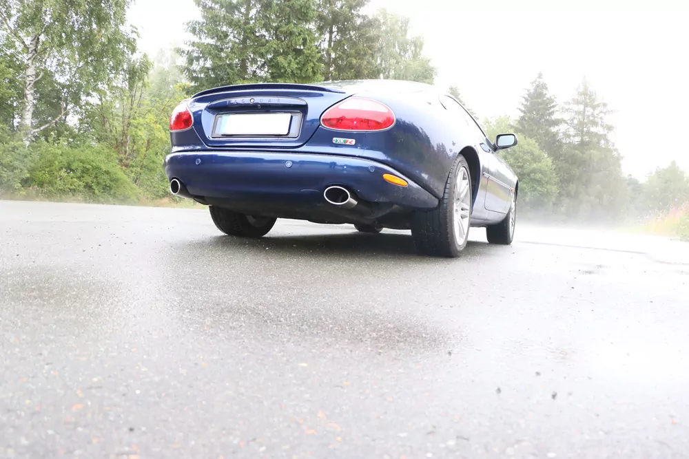 Jaguar XK8/ XKR Typ QEV/ QDV  Endschalldämpfer rechts/links Ø63,5 - 115x85 Typ 38 rechts/links
