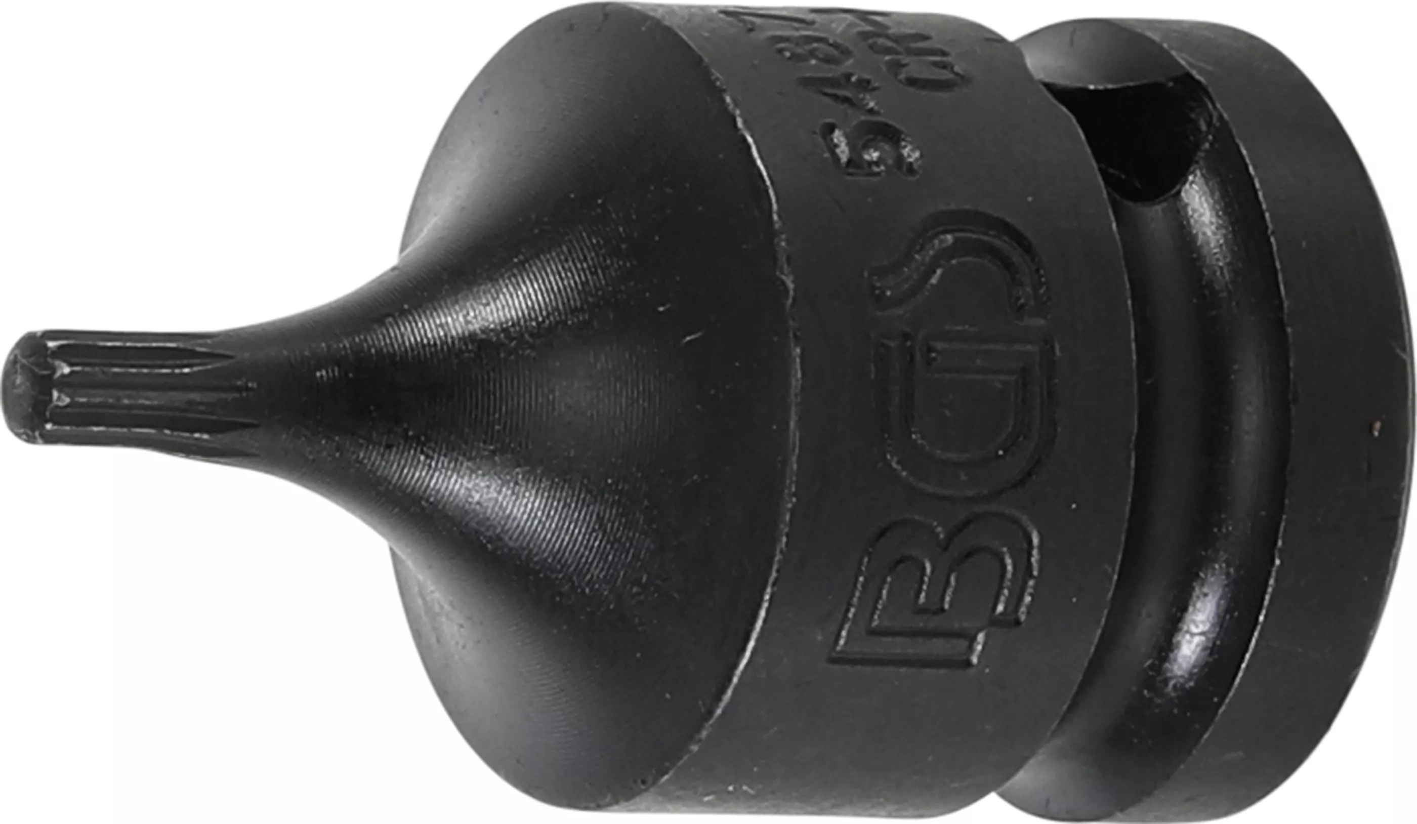 Kraft-Bit-Einsatz | Länge 43 mm | Antrieb Innenvierkant 12,5 mm (1/2") | Innenvielzahn (für XZN) M4