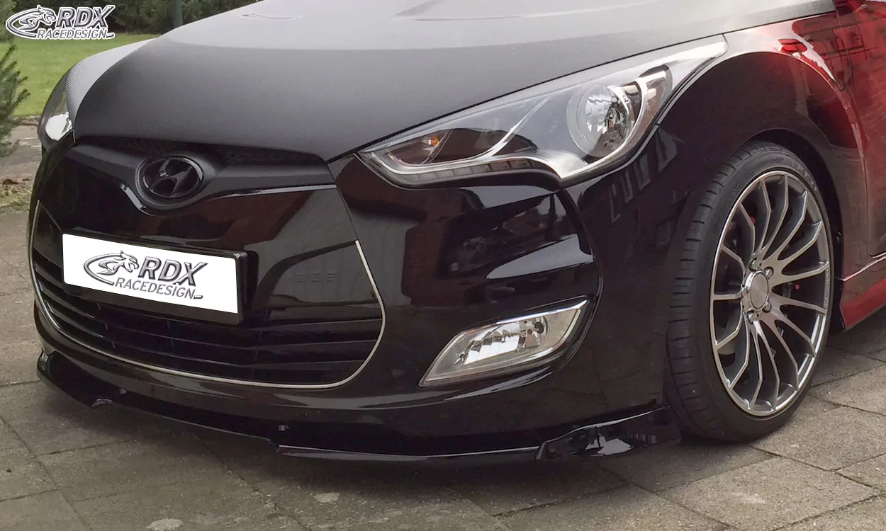 RDX Frontspoiler VARIO-X für HYUNDAI Veloster Frontlippe Front Ansatz Vorne Spoilerlippe
