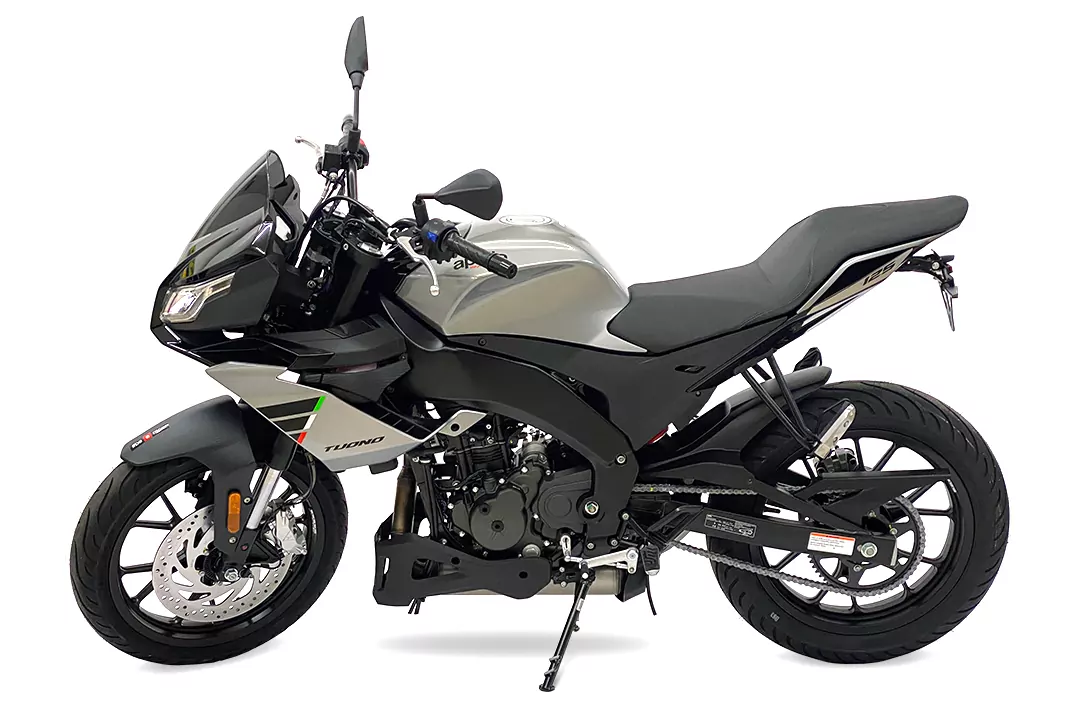 alpha Technik Kennzeichenhalter für Aprilia RS125 und Tuono 125 Typ XA Modelljahr 2021-