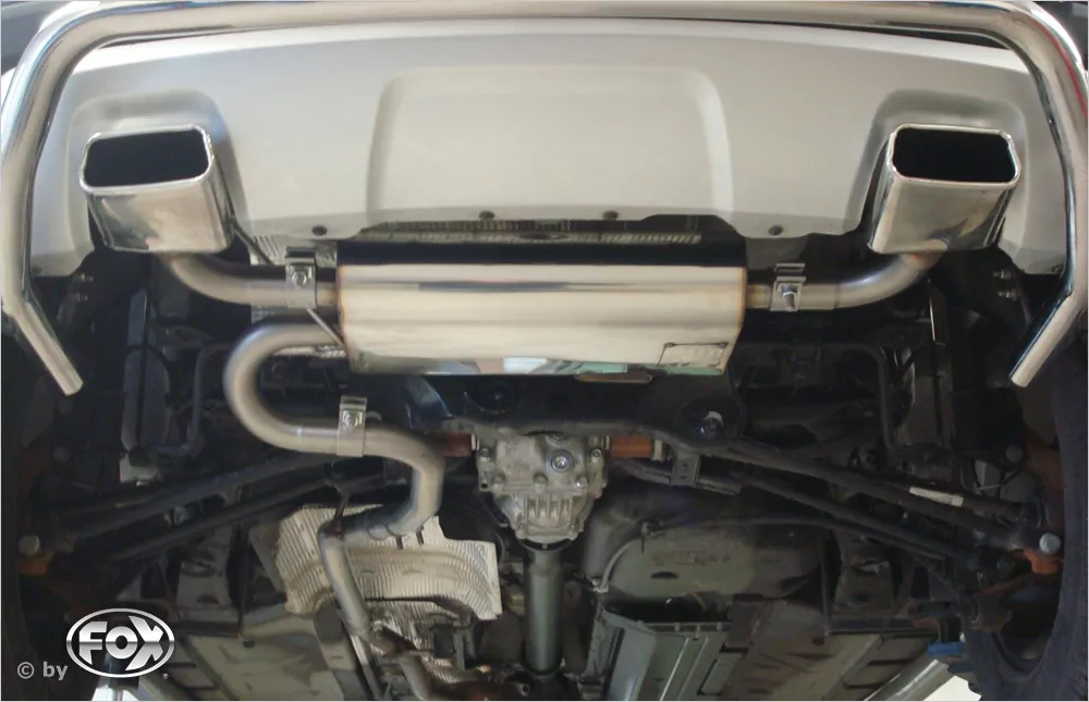 Dacia Duster 4x4 Facelift  Endschalldämpfer quer Ausgang rechts/links - 145x65 Typ 59 rechts/links