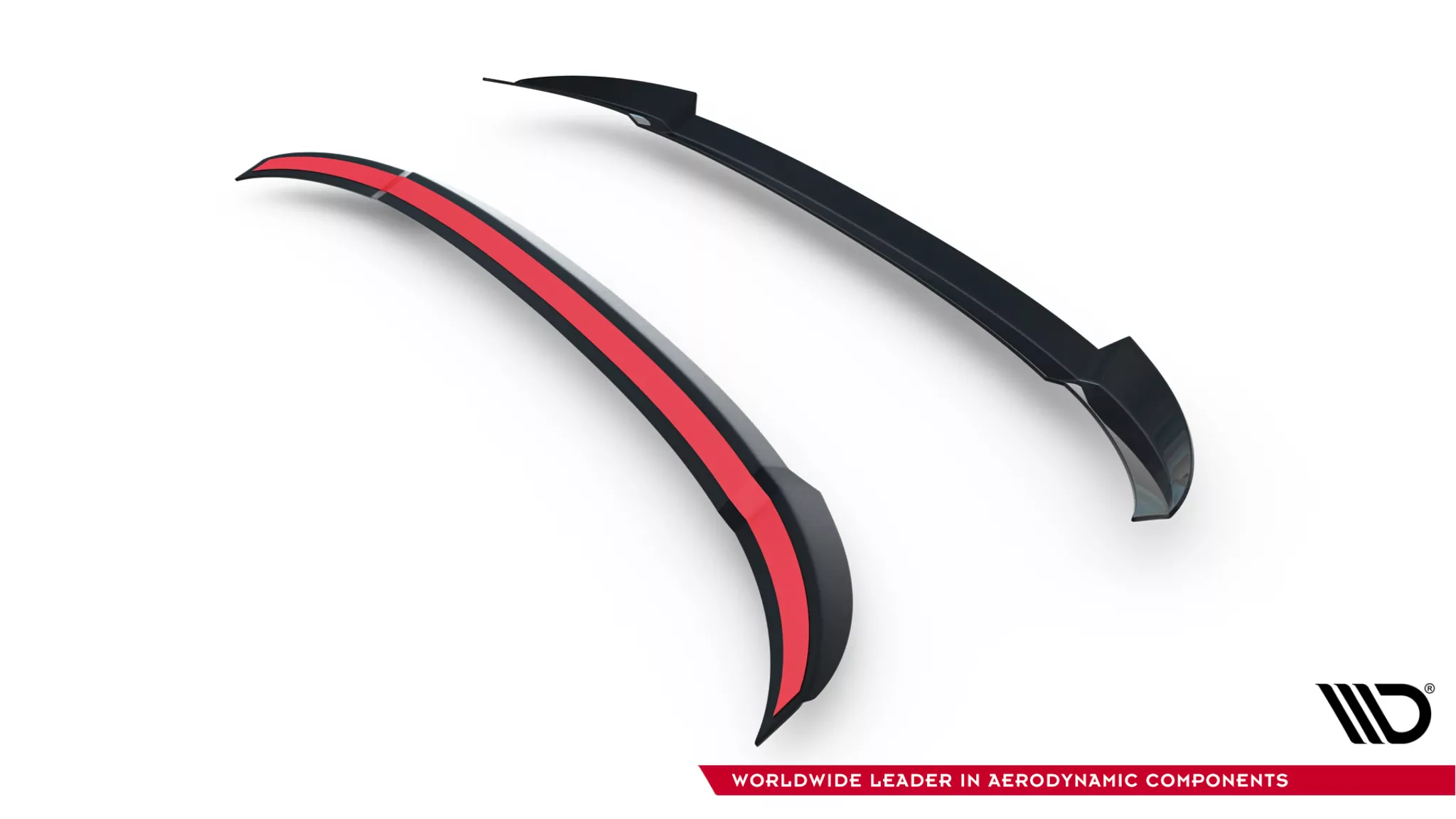 Spoiler CAP Für Skoda Kodiaq Mk2 Schwarz Hochglanz