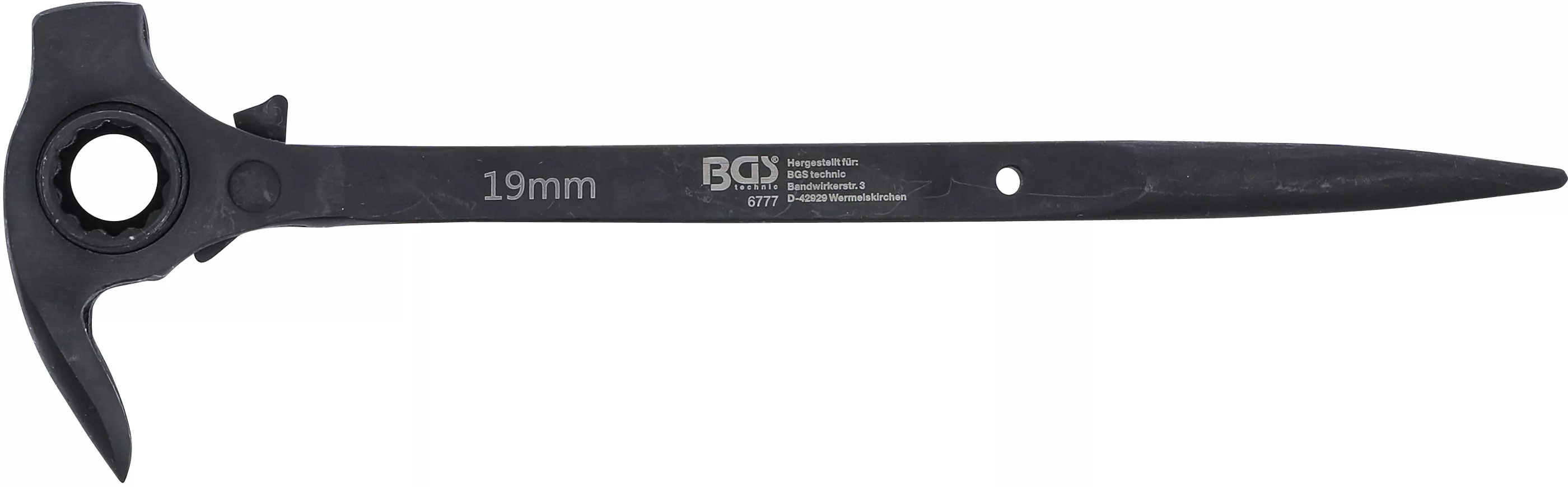 Gerüstbauer-Knarre | 4-in-1 | SW 19 x 22 mm