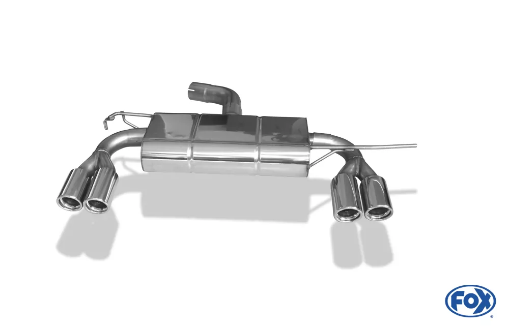 VW Scirocco - 13  Endschalldämpfer Ausgang rechts/links - 2x76 Typ 17 rechts/links